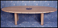 elliptical dining table